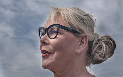 Metro Councilmember-elect Olivia Hill campaigning on Nashville&amp;#039;s runoff Election Day, Sept. 14, 2023. (Photo: John Partipilo)